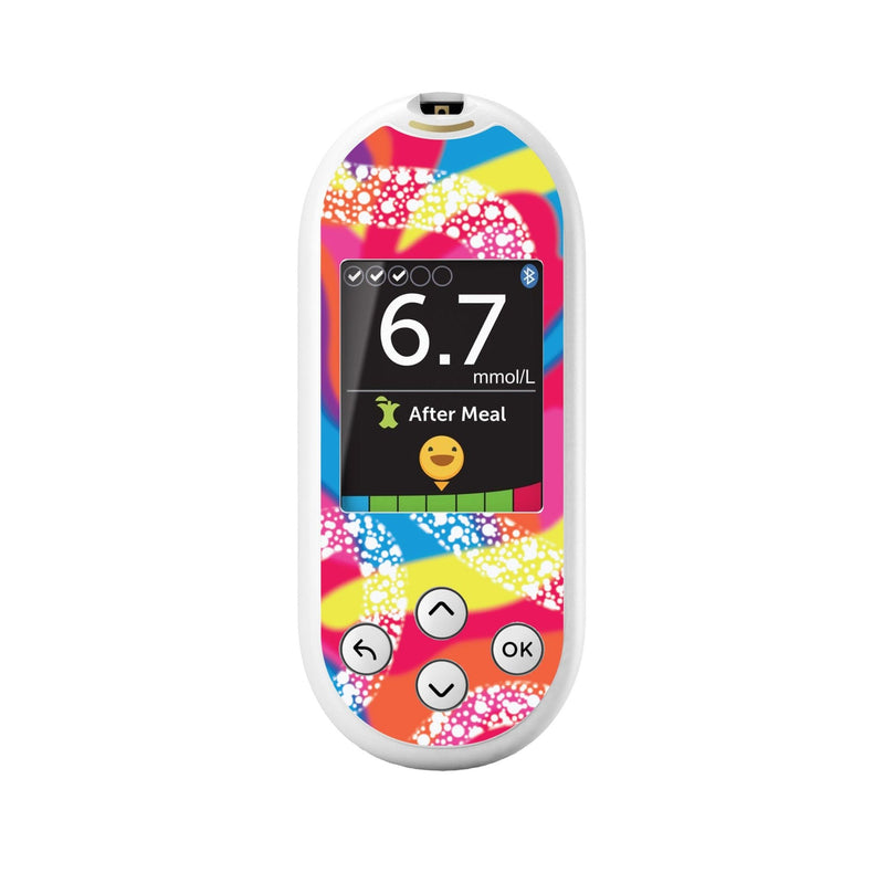 Peelz Retro Malibu for OneTouch Verio Reflect Glucometer Peelz/Stickers