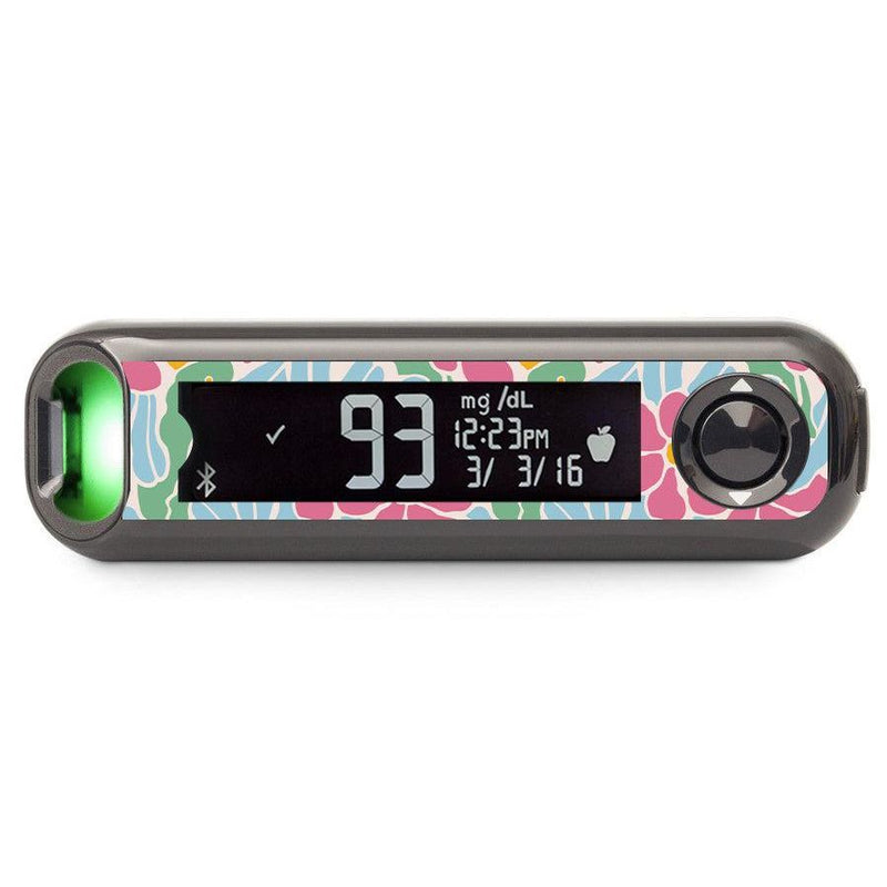 Peelz Retro Parrots Bayer Contour© Next One Glucometer Peelz/Stickers
