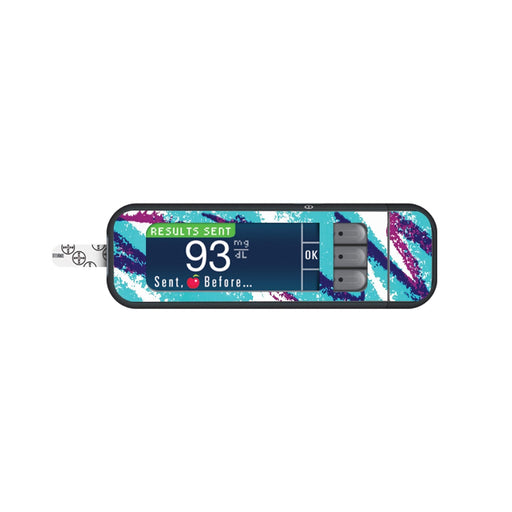 Peelz Retro Quench for Bayer Contour Next Glucometer Peelz/Stickers