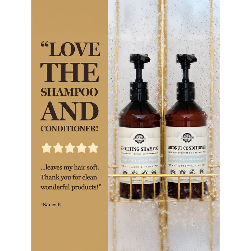 Rustic Strength Soothing Shampoo | Mama + Baby Safe Shampoo