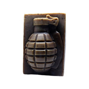 kbarsoapco Reveille Natural Coffee Grenade Soap