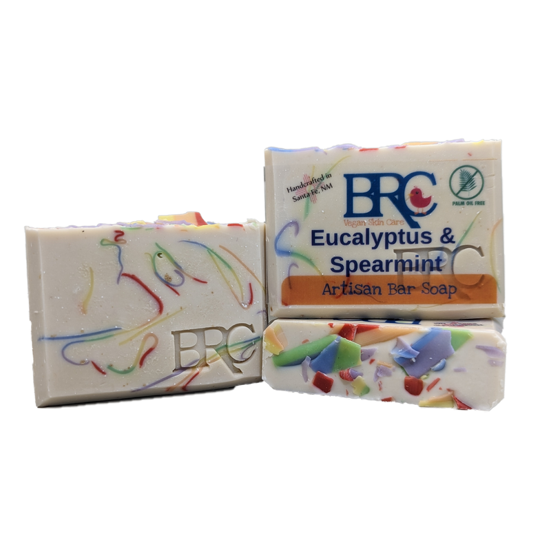 By Robin Creations Confetti! Spearmint & Eucalyptus Natural Artisan Bar Soap Bar Soap