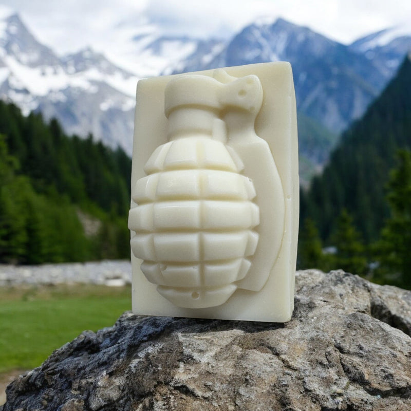 kbarsoapco Ricky Recon All Natural Grenade Soap