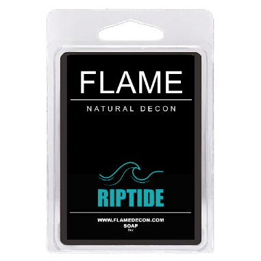 FLAME Natural Decon Soap Black OG / 5 oz Bar,Riptide / 5 oz Bar,Conifer / 5 oz Bar,Unscented / 5 oz Bar