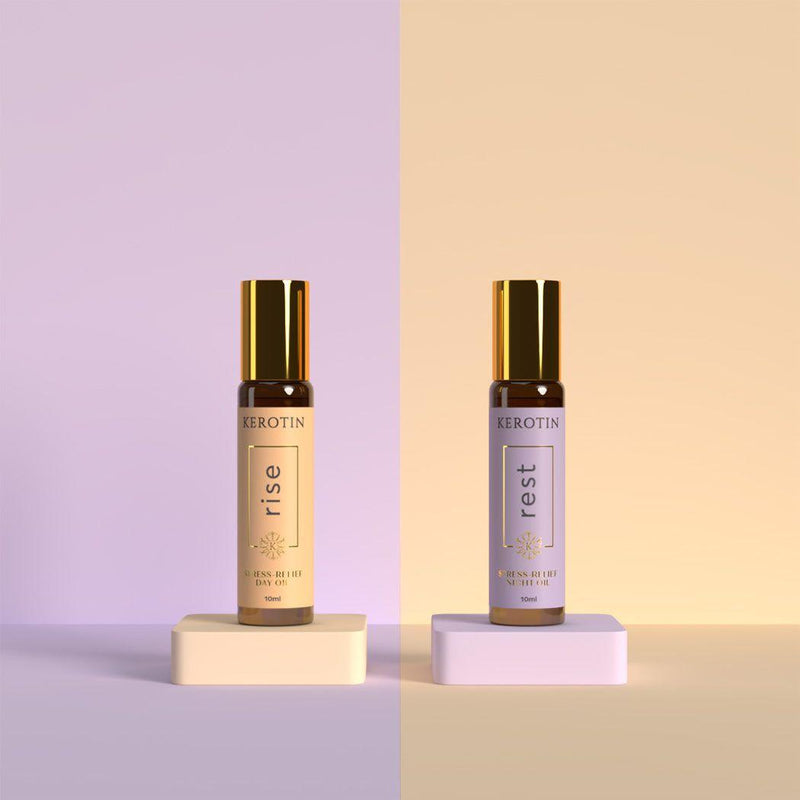 Kerotin Rise & Rest Stress-Relief Oils
