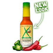Elijah's Xtreme Roasted Cayenne & Jalapeño Pepper Sauce Hot Sauce Black
