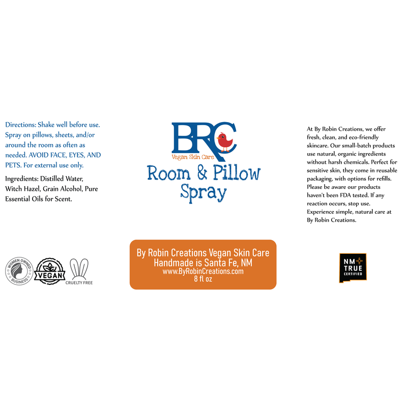 By Robin Creations Aromatherapy Essential Oil Room & Pillow Spray Home Fragrances