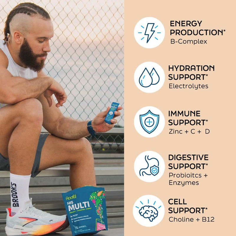 Root'd Advanced Daily Nutrition - Formulated for Men Electrolytes