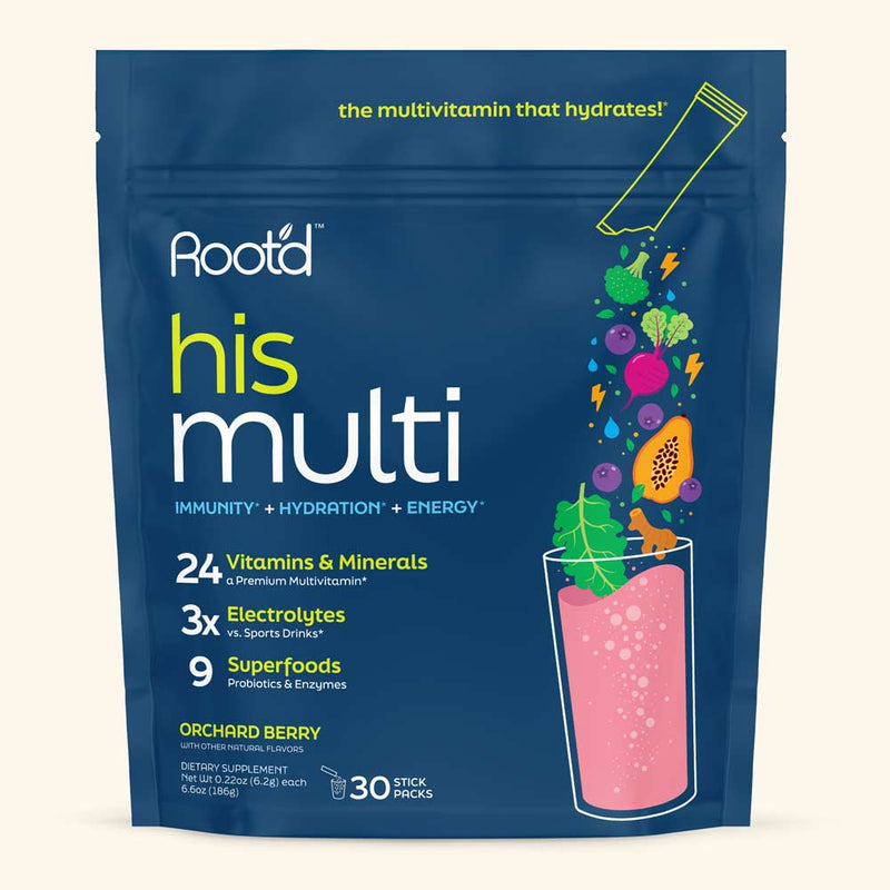 Root'd Advanced Daily Nutrition - Formulated for Men Electrolytes