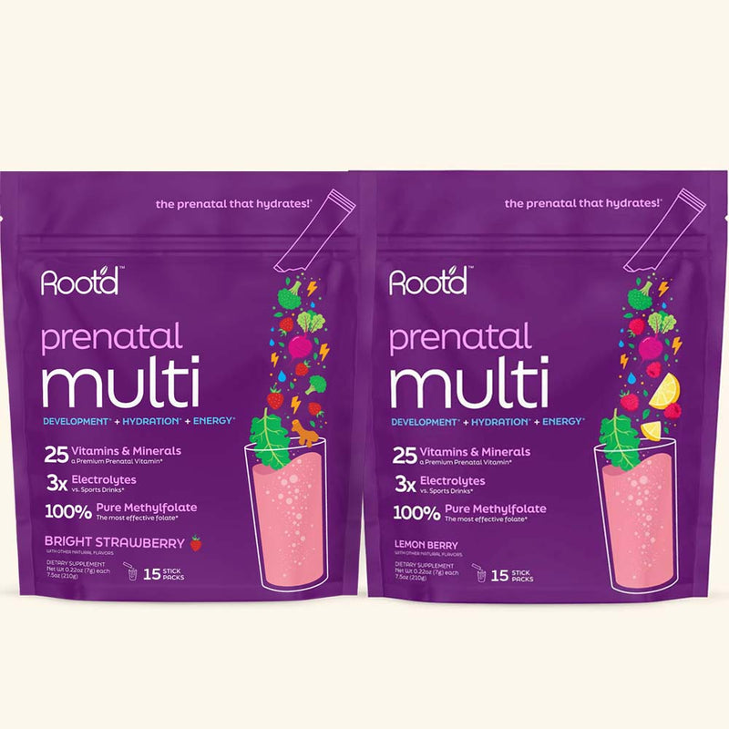 Root'd Essential Prenatal Nutrition + Electrolytes Prenatal