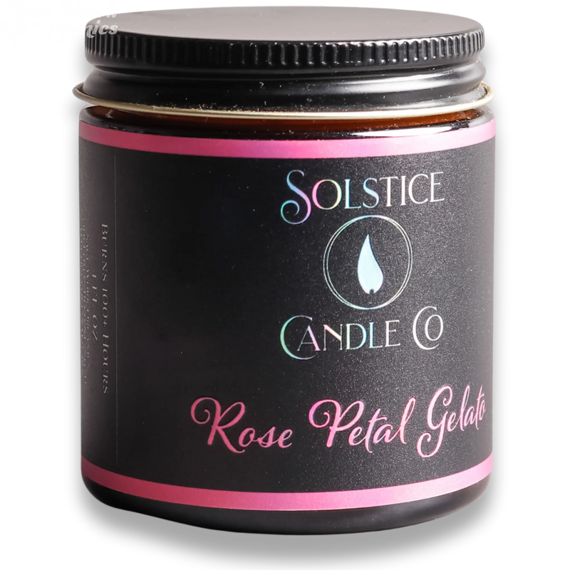 SageWork Organics Rose Petal Gelato Candle Scented Candles