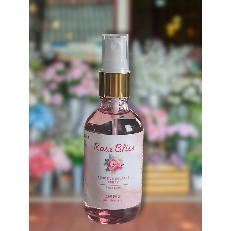 Peelz Rose Bliss Adhesive Release Spray - Limited Edition Body Sprays and mists