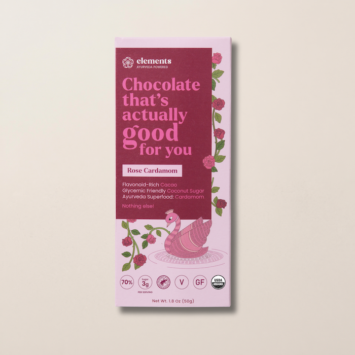 Elements Truffles Rose Cardamom Chocolates