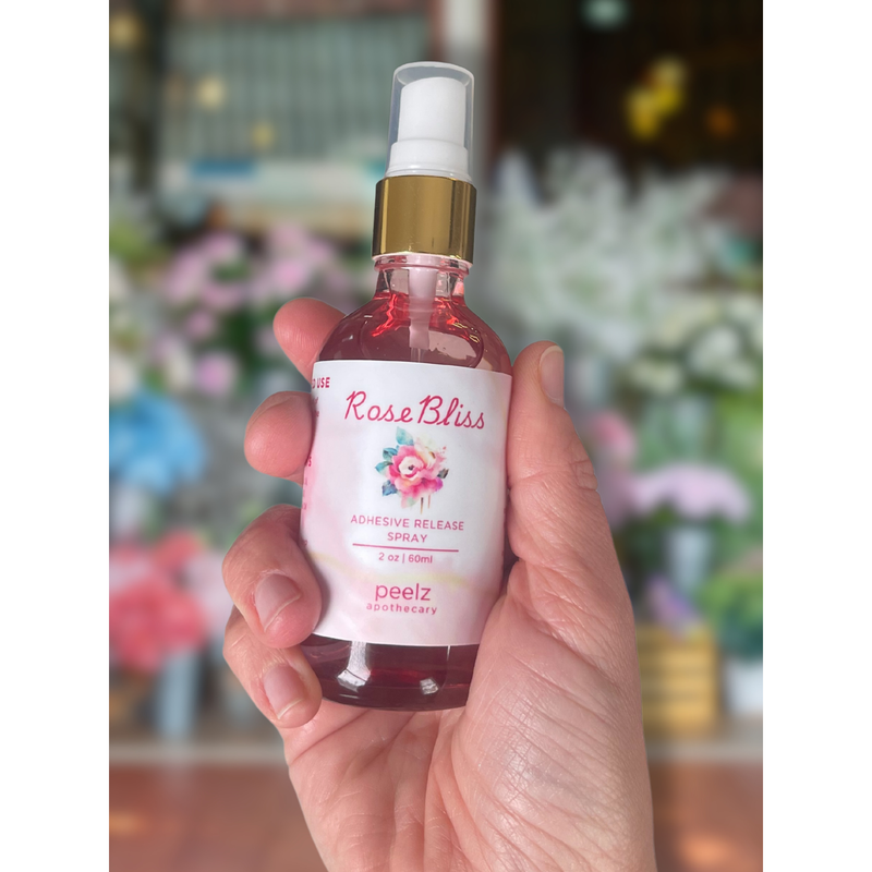 Peelz Rose Bliss Adhesive Release Spray - Limited Edition Body Sprays and mists