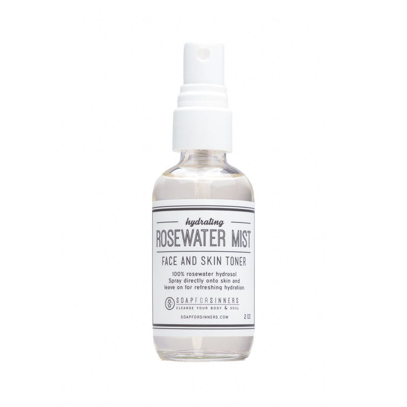 Soap for Sinners Rosewater Mist - 2oz Hydrosol