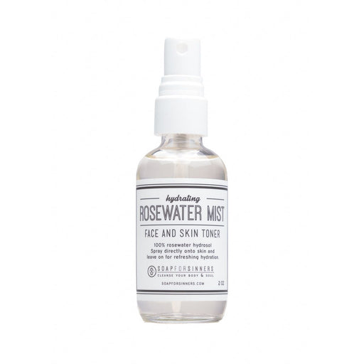 Soap for Sinners Rosewater Mist - 2oz Hydrosol