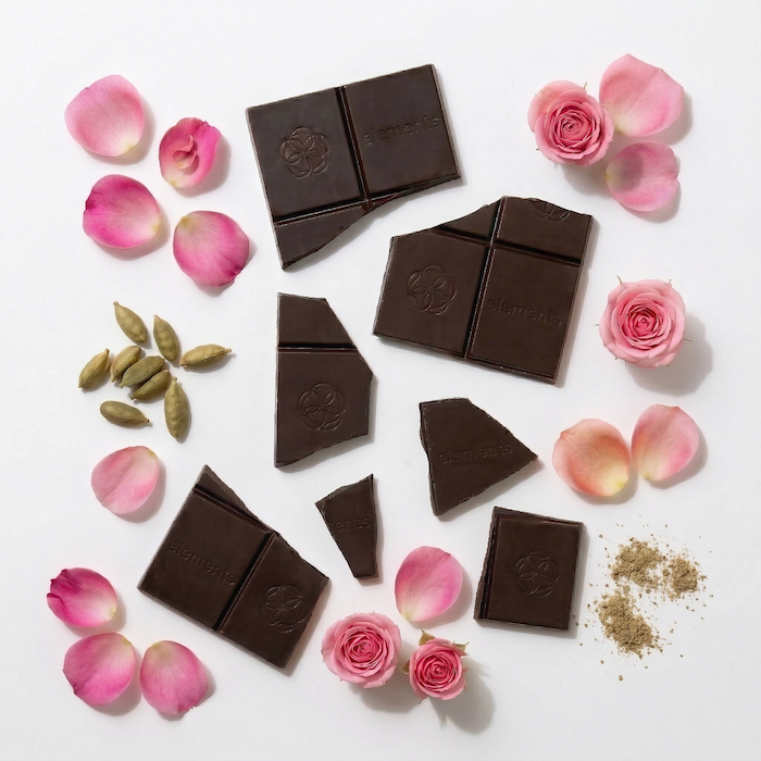 Elements Truffles Rose Cardamom Chocolates