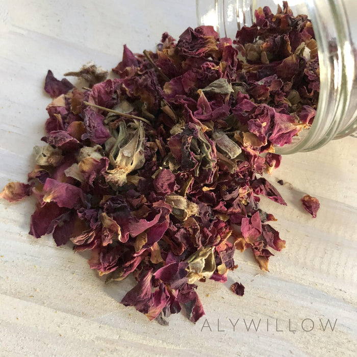 Alywillow Rose Bud And Petal Dried Herb