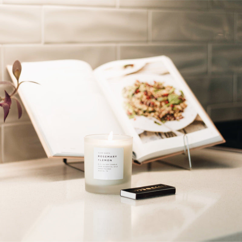 Slow North Rosemary + Lemon - Signature Candle Frosted Candles