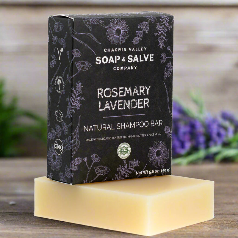 Chagrin Valley Soap & Salve Shampoo Bar: Rosemary Lavender Shampoo Bar