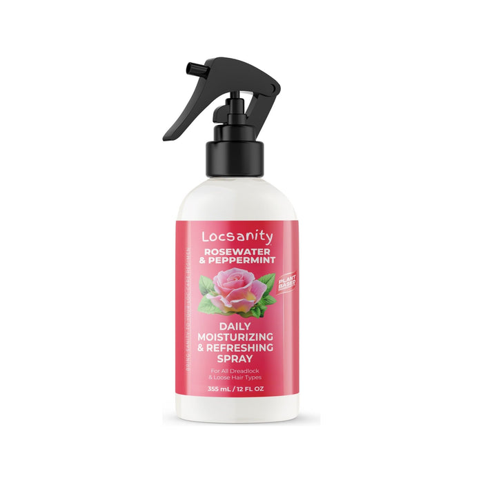 Locsanity Rosewater And Peppermint Daily Moisturizing/Refreshing Spray