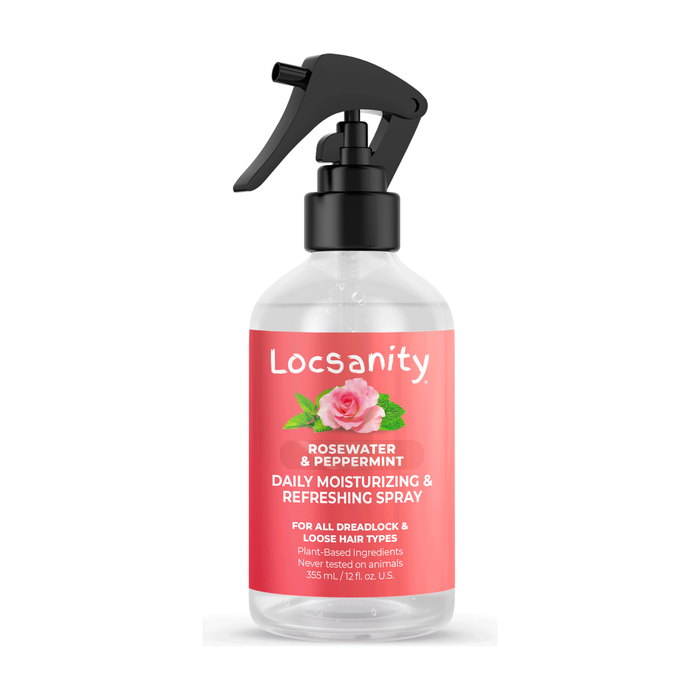 Locsanity Rosewater And Peppermint Daily Moisturizing/Refreshing Spray