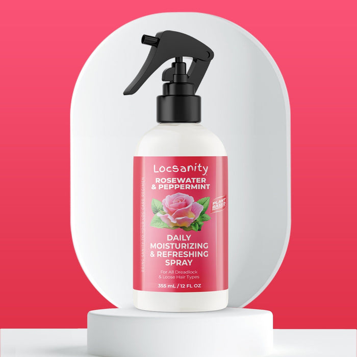 Locsanity Rosewater And Peppermint Daily Moisturizing/Refreshing Spray