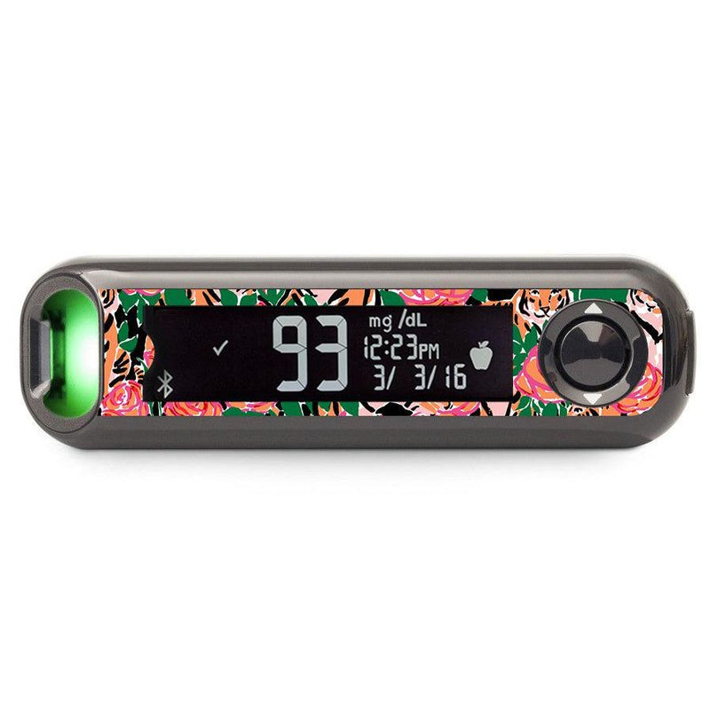 Peelz Rosey Tigers Bayer Contour© Next One Glucometer Peelz/Stickers
