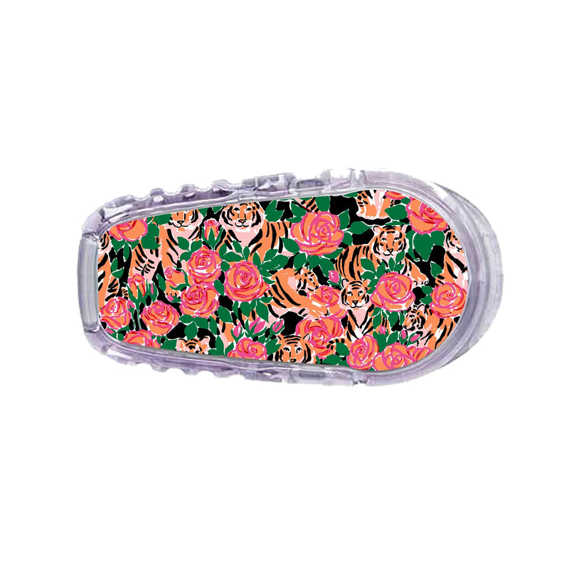 Peelz Rosey Tigers Dexcom G6 Transmitter Peelz/Stickers