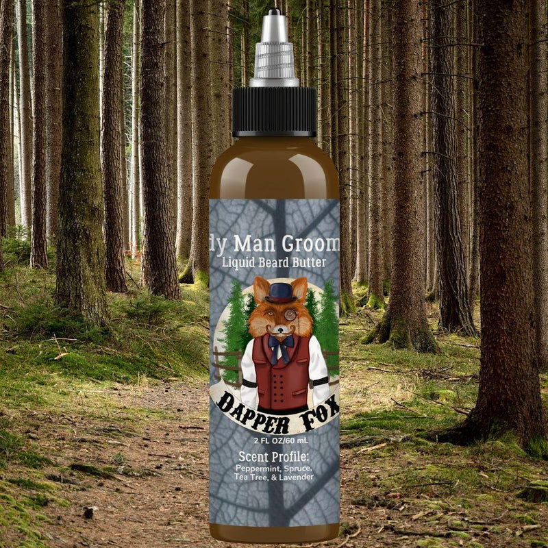 Ruddy Man Grooming Co. Dapper Fox-A Fresh Mint Lavender Liquid Beard Butter PHYSICAL