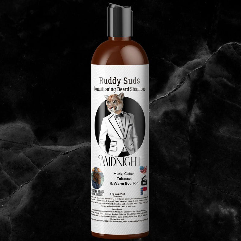 Ruddy Man Grooming Co. Midnight-A Refined Gentleman's Beard Wash PHYSICAL