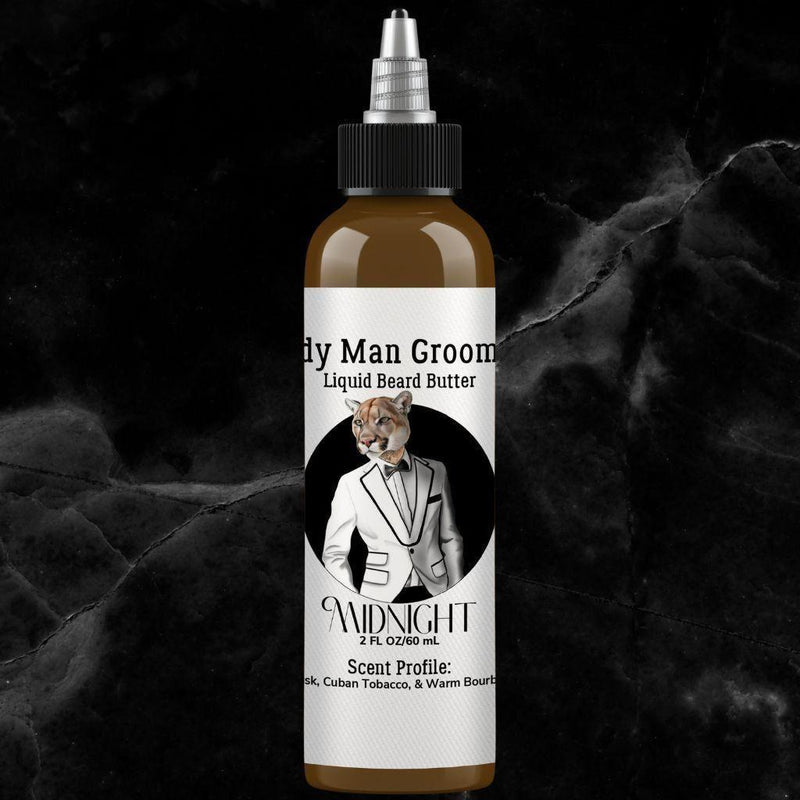 Ruddy Man Grooming Co. Midnight-A Refined Gentleman's Liquid Beard Butter PHYSICAL