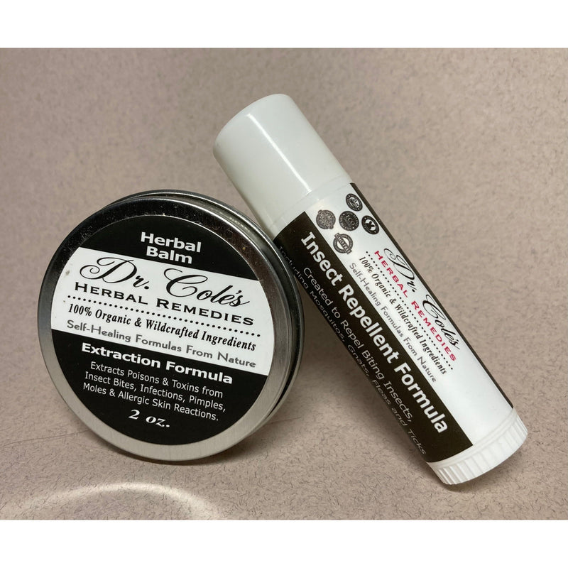 COLEHERBALS LLC S01 - Insect Repellent & Extraction Balm Bundle Herbal