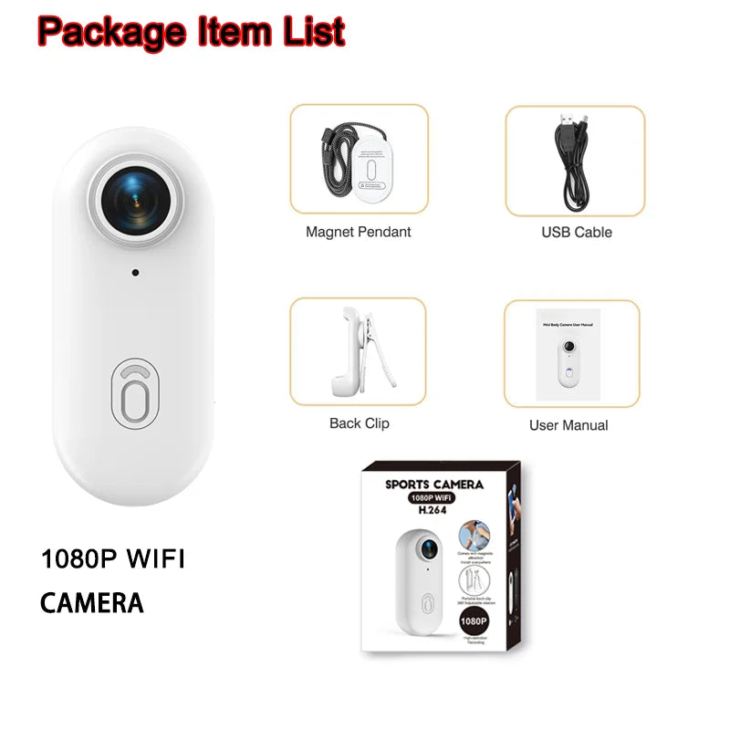SmartPursue™ 4K Mini Vlog Camera with WiFi Mini Camera