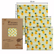 SmartPursue™ Eco-Friendly Reusable Food Wraps beeswax food wraps