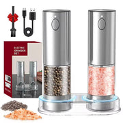 SmartPursue™ Rechargeable Electric Pepper Grinder – Adjustable Spice Mill Spice Grinders