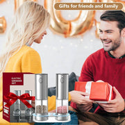 SmartPursue™ Rechargeable Electric Pepper Grinder – Adjustable Spice Mill Spice Grinders