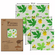 SmartPursue™ Eco-Friendly Reusable Food Wraps beeswax food wraps