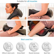 SmartPursue™ Heated Shiatsu Back and Neck Massager Massagers