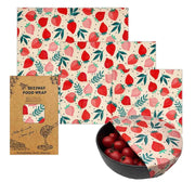 SmartPursue™ Eco-Friendly Reusable Food Wraps beeswax food wraps