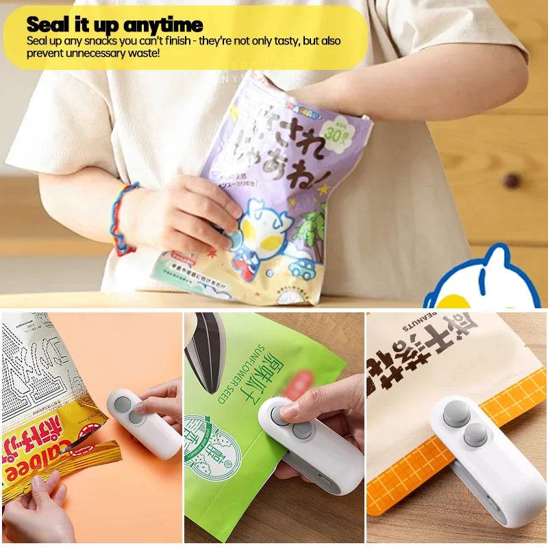 SmartPursue™ Mini Bag Sealer 2-in-1 Mini Bag Sealer