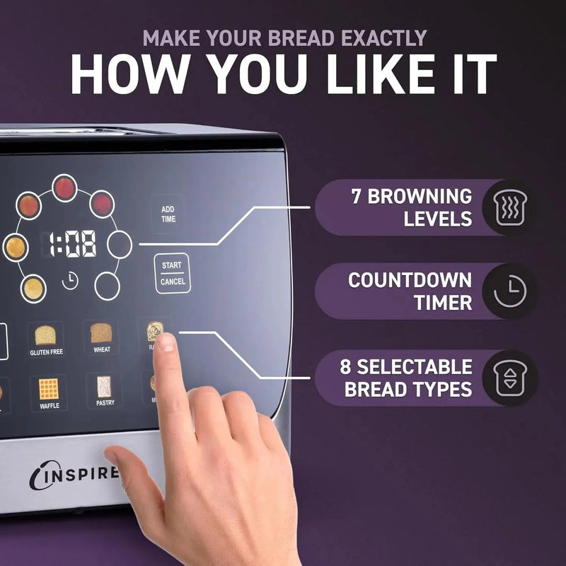 SmartPursue™ Touch Screen Smart Toaster Toaster