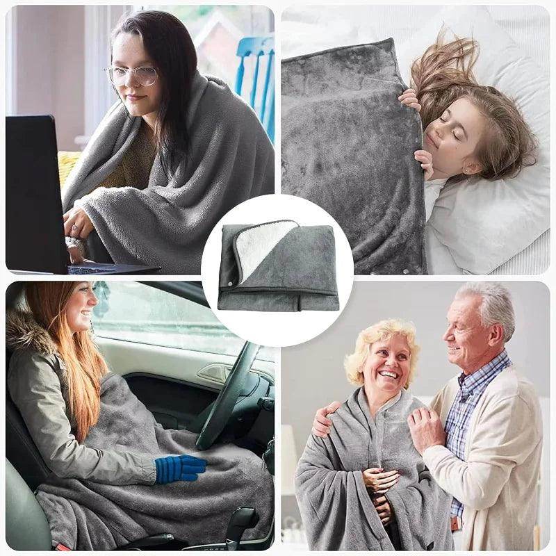 SmartPursue™ USB Electric Heated CozyGlow Heated Wrap Wearable Heated Blanket