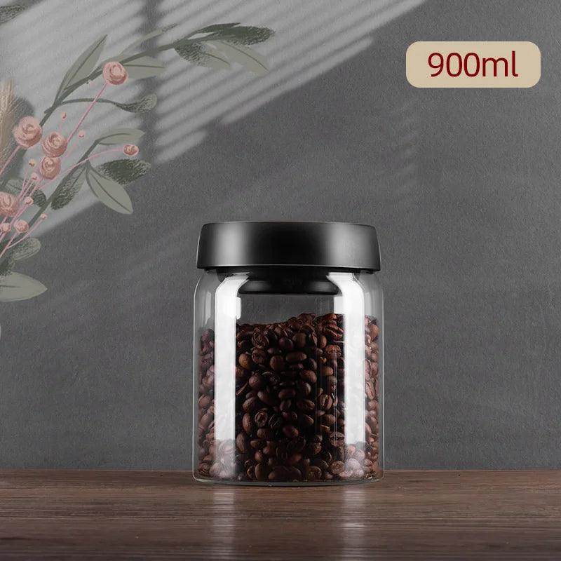 SmartPursue™ Vacuum Sealed Jug Coffee Beans Airtight Canister Kitchen Utensils