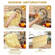 SmartPursue™ Eco-Friendly Reusable Food Wraps beeswax food wraps
