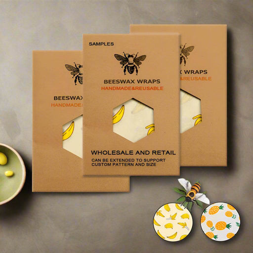 SmartPursue™ Eco-Friendly Reusable Food Wraps beeswax food wraps
