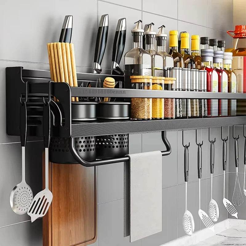 SmartPursue™ Wall-Mounted Kitchen Spice Rack Organizer spice organizer
