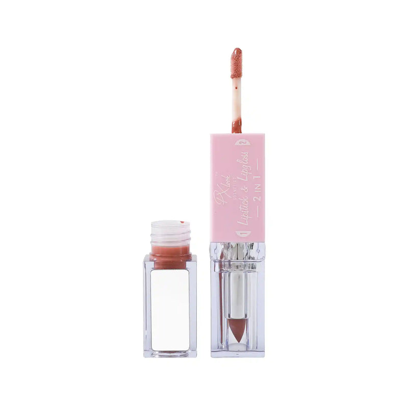 Prolux Cosmetics 2-in-1 Lipstick and Lip Gloss Combo