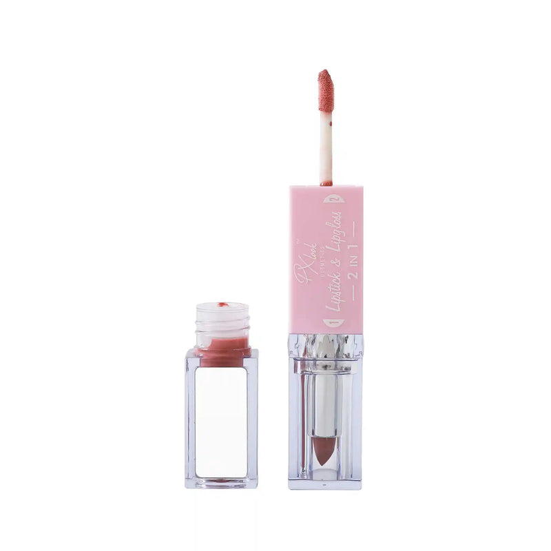 Prolux Cosmetics 2-in-1 Lipstick and Lip Gloss Combo