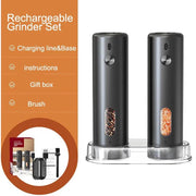 SmartPursue™ Rechargeable Electric Pepper Grinder Spice Grinders